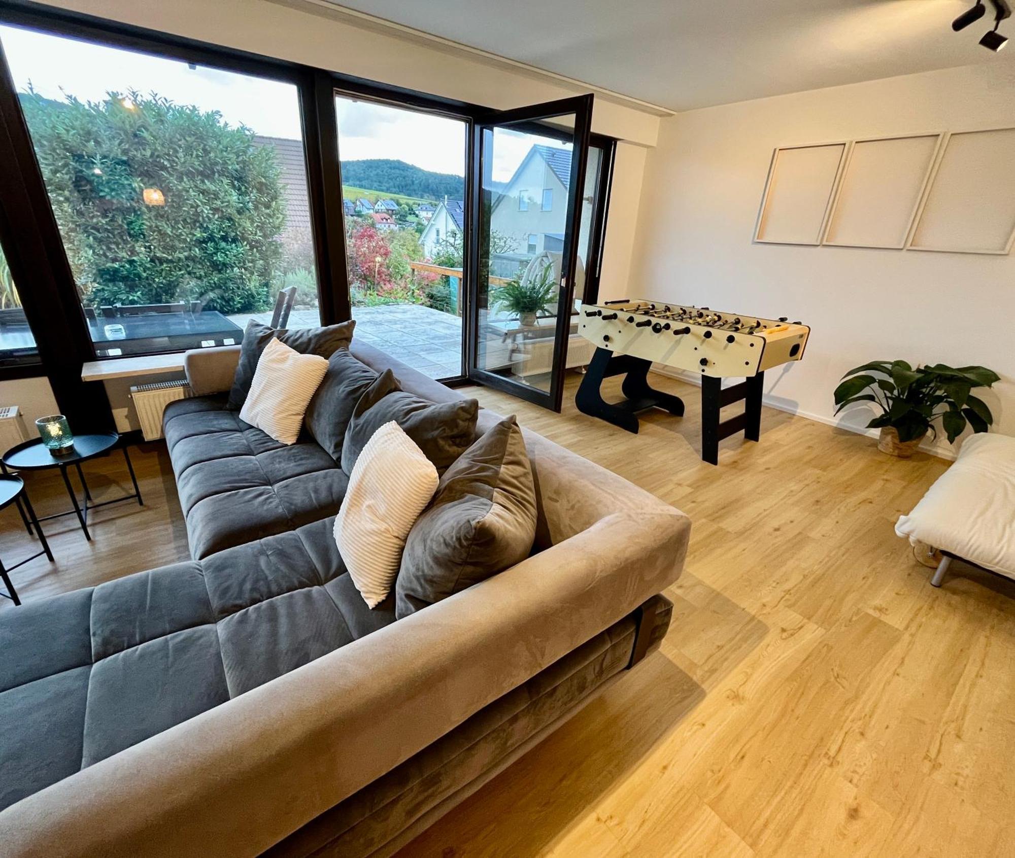 Ferienhaus Weinbergblick - Nahe Wuerzburg - 2 Schlafzimmer - Familienfreundlich - Terrasse Unterleinach 外观 照片