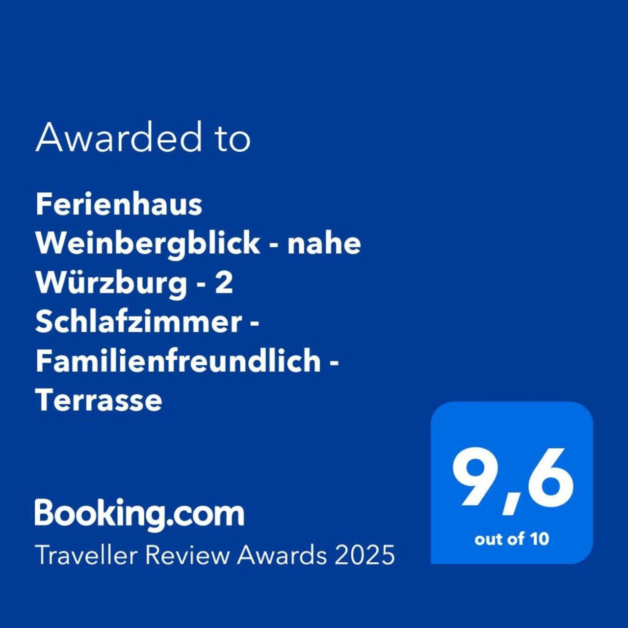 Ferienhaus Weinbergblick - Nahe Wuerzburg - 2 Schlafzimmer - Familienfreundlich - Terrasse Unterleinach 外观 照片